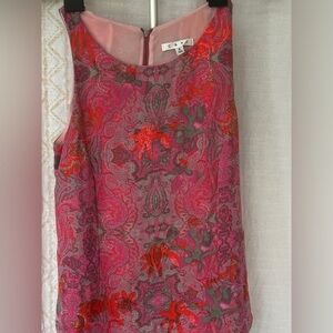 CAbi Pink Paisley Tank - Jubliee - Small
